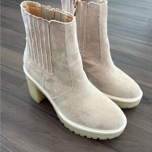 Altar'd State Tan Ankle Booties